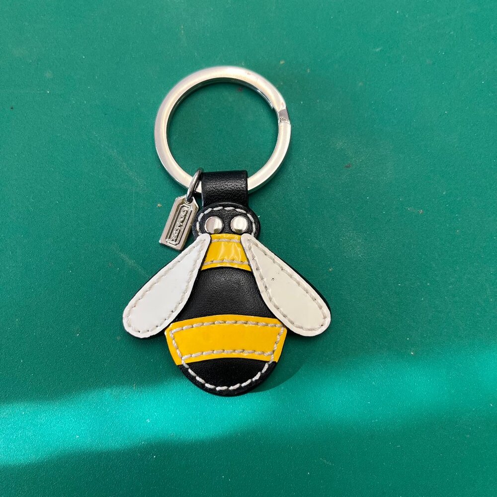 Vintage Coach Bee Keychain or Bag Charm